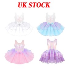 UK Girls Kids Sequins Mesh