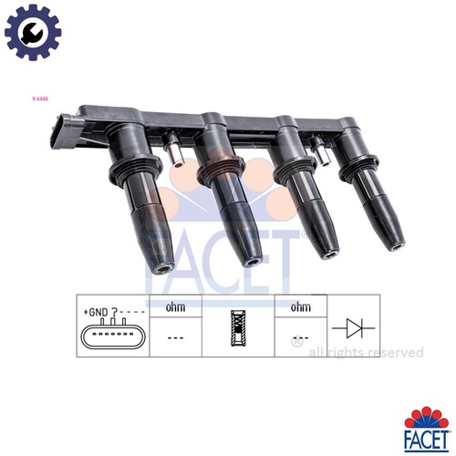 Ignition coil 6445 - ignition, for