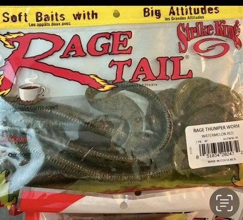 Strike king rage tail - king, fake