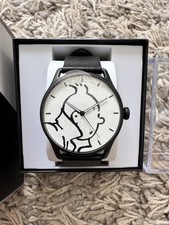 Tintin black leather watch - BNWT