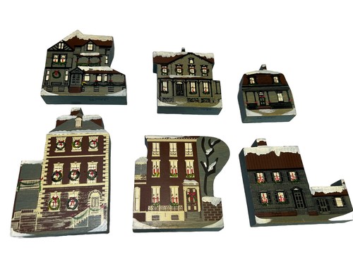 Vintage shelia wooden houses - vintage,