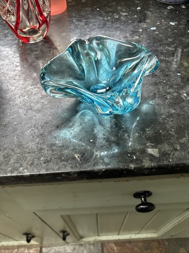 Vintage freeform art - , glass