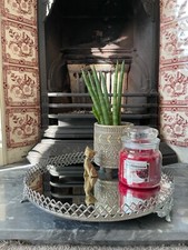 Silver Colour Mirrored Round