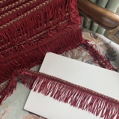 Vintage 5cm wine burgundy - 1m, wine/burgundy