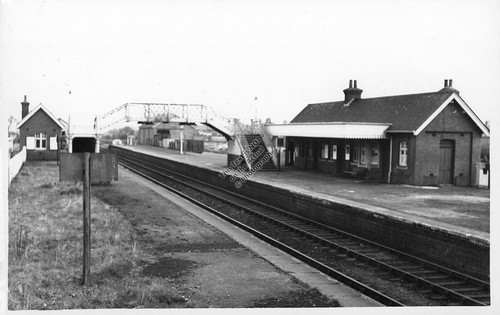 1954 whitchurch train - whitchurch, station