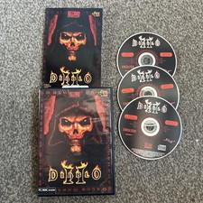 Diablo II PC/Mac CD-ROM (Blizzard Entertainment) Complete 3 Disc Set Retro RPG