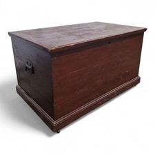 Antique Victorian pine box -