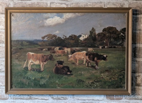 Antique original cattle - original,