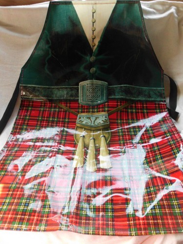 Vintage scottish outfit plaid - outfit,
