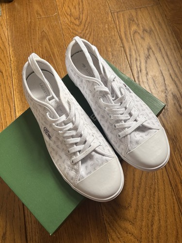 Lacoste white low top - lacoste,