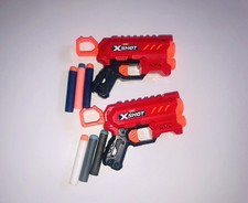 x2 Zuru Xshot Nerf Gun And 6