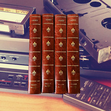 4 x Library Book Style Empty