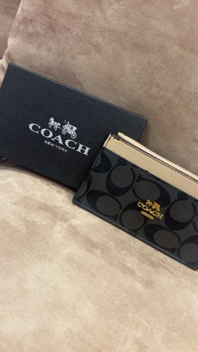 Coach coin wallet with card - coach,