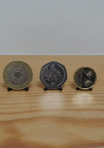 X60 printed coin display - printed,