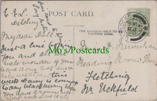 Genealogy postcard newnham - postcard,
