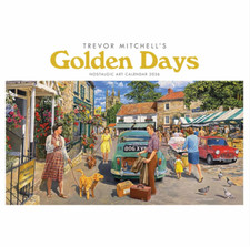Otter House 2026 Golden Days Trevor Mitchell A4 Month To View Calendar
