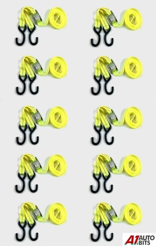 10x ratchet tie down straps - 10x,