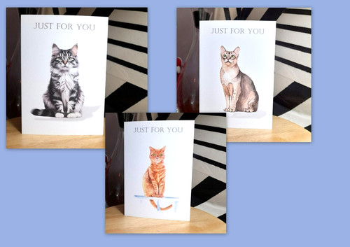 Cards cats just for - cards,