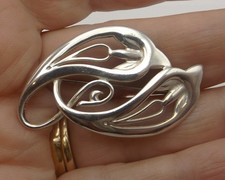 Sterling silver brooch by Ola