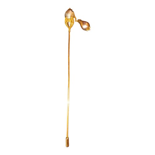 Vintage long faux - long, pearl