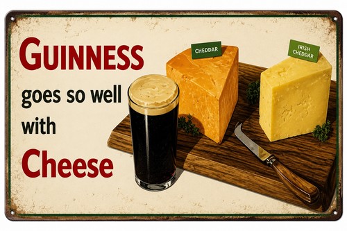 12x8in metal sign guinness - metal,