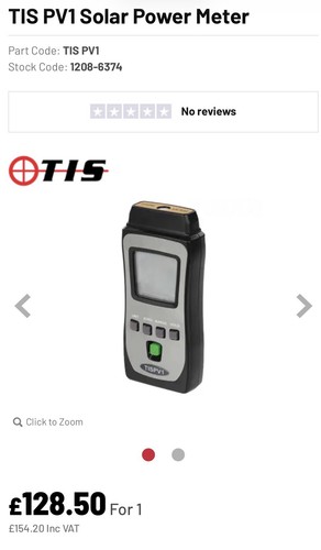 Tis pv1 solar irradiance - irradiance, power