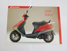 HONDA SJ50 BALI Motorcycle Sales Specification Leaflet c1995