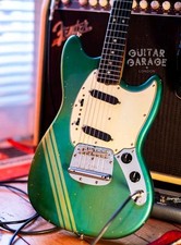 1971 Fender USA Mustang Ocean Turquoise nitro refin vintage guitar with hardcase