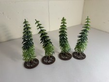 OO HO Scale Set Of 4 Trees