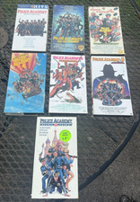 POLICE ACADEMY LOT (VHS) - Every movie! Parts one thru seven! good condition!
