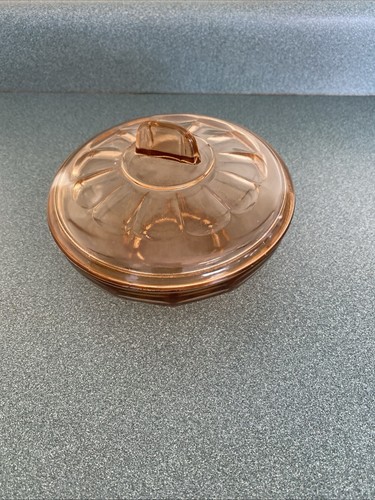 Rose pink glass - bon, dish