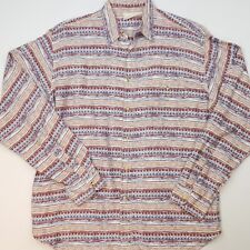 Navajo Vintage Shirt Tribal Native Ethnic M Fits Like Large Mens Relaxed Fit