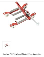 Sealey WS570 Wheel Skate 570kg Garage Transport Vehicle Car Lift Trolley B