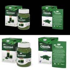 Green Ways 3+1 Organiczne Tabletki Chlorella i Proszek Jęczmienny