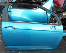 CITROEN DS3 2012 3 DOOR BARE OS DRIVER SIDE DOOR SHELL IN BELLE ILE BLUE - KGW