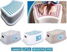 BOOSTER STEP STOOL NON ANTI SLIP TOILET POTTY TRAINING KIDS CHILDREN BATHROOM