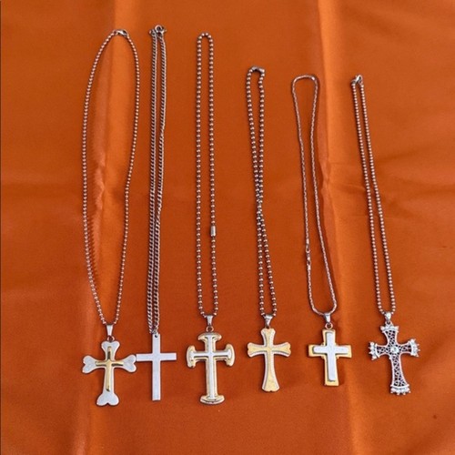 Silver plated cross - plated, ✝️cross