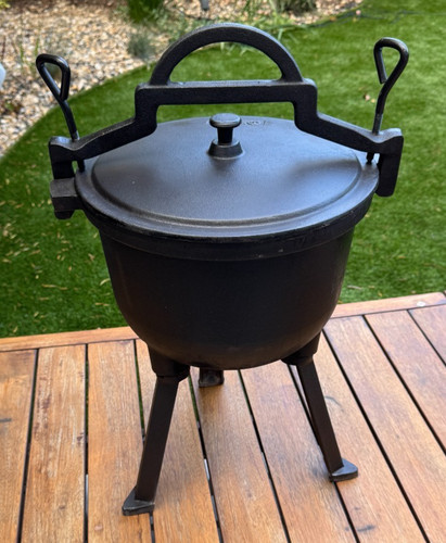 Cast iron cauldron - cauldron, camping