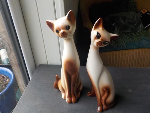 Pair vintage tall long neck - vintage,