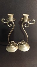 Beautiful Pair Vtg Chrome