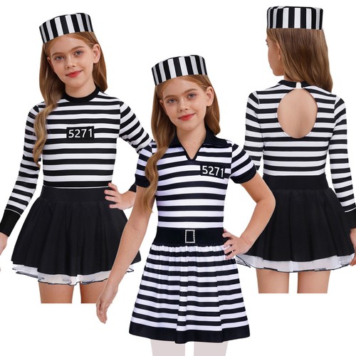 Girls striped prisoner - girls,