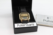 Pulsar Gold Tone Ana-Digi Watch Quartz Working