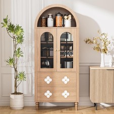 180cm Arched Display Cabinet