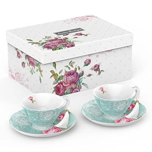 4pc porcelain tea - porcelain,