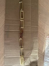 Porsche Gold engine lid Badge (aluminium Letters) In Great Condition