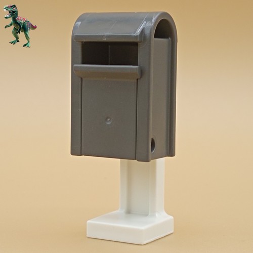 Playmobil grey mailbox with
