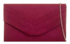 Women's Faux Suede Clutch Bags