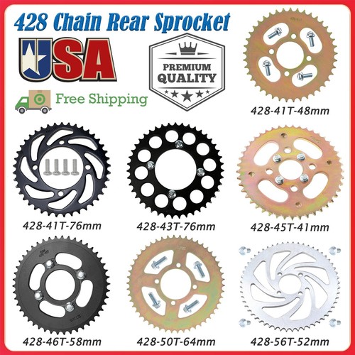 428 chain rear sprocket - 428,