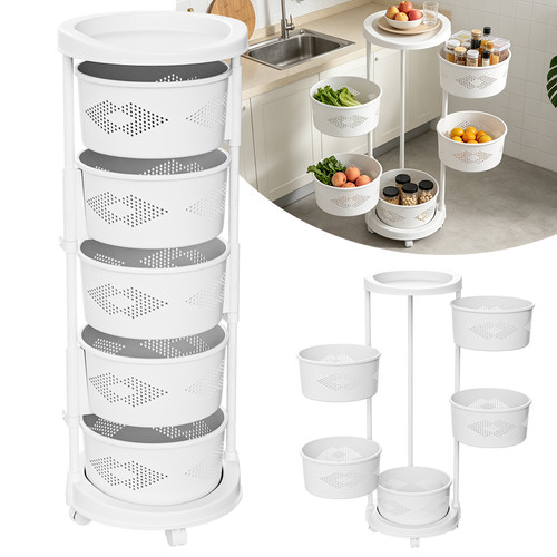 Rotating storage rack - rotating, trolley