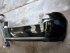 PEUGEOT 308 REAR BUMPER IN KTVD BLACK 2013-2017 HATCHBACK (SCRATCHED SEE PICS) ~